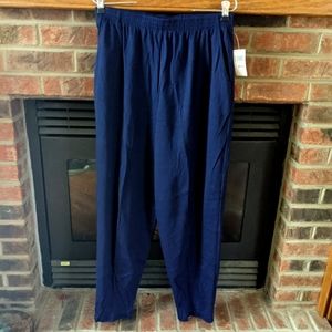 Workable separates blue elastic waist pants plus size 20w